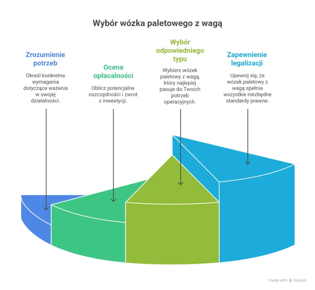 Wybód wózka paletowego infografika