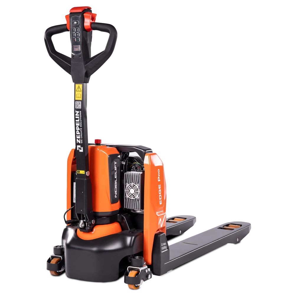 Elektryczny wózek paletowy PTE15N-PRO z wbudowaną ładowarką