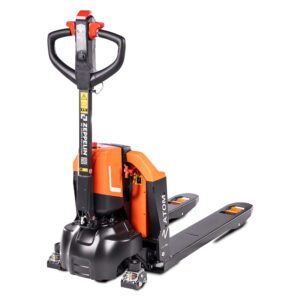 Elektryczny wózek paletowy ATOM PTE15Q2-B (WIDŁY 1150 mm) kółka boczne